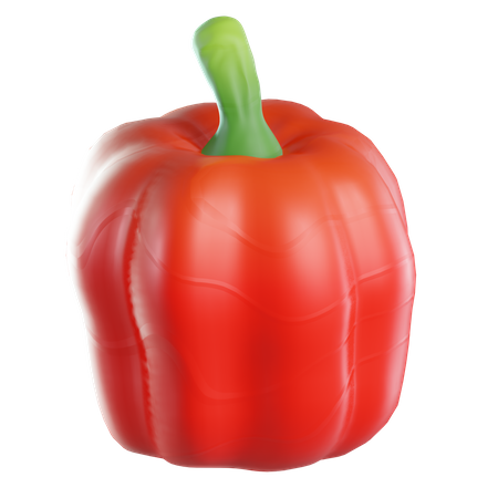 Paprika rouge  3D Icon