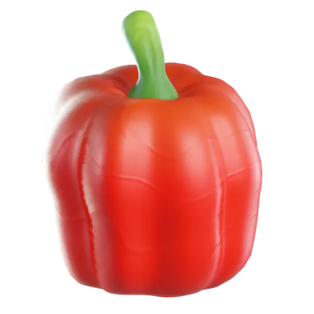 Paprika rouge  3D Icon