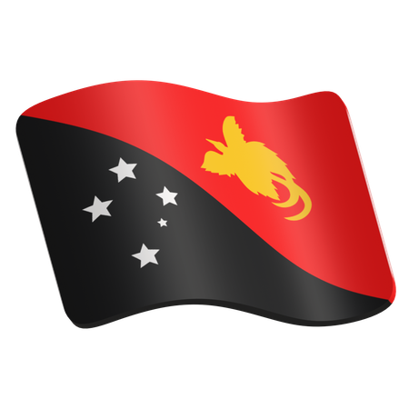 Papua New Guinea  3D Icon