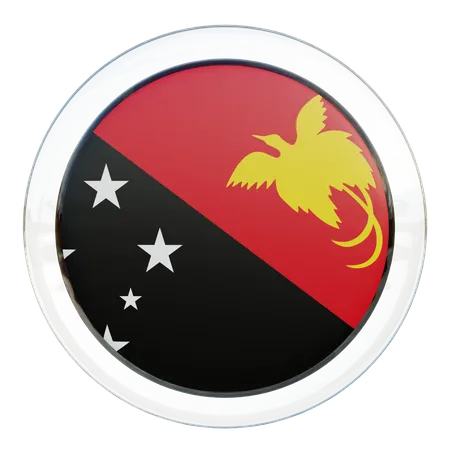 Papua New Guinea Flag  3D Flag