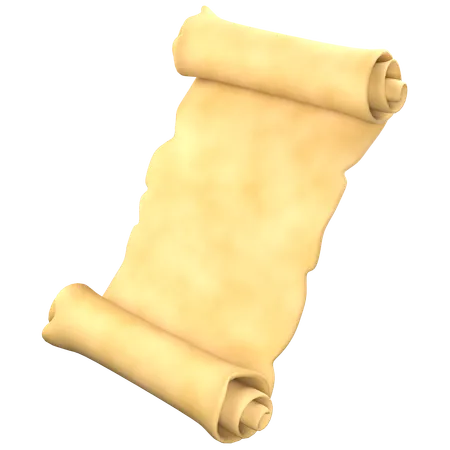 Papyrus Scroll  3D Icon