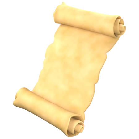 Papyrusrolle  3D Icon