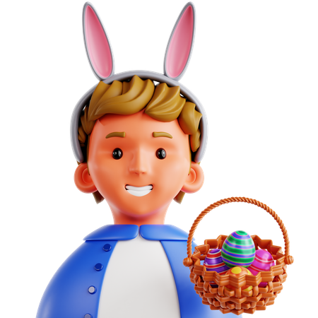 Enfant de Pâques  3D Icon