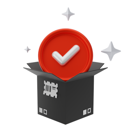 Paquet approuvé  3D Icon