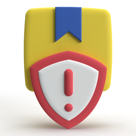 Paquet d'avertissement  3D Icon