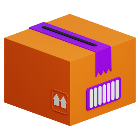 Boîte d'emballage  3D Icon