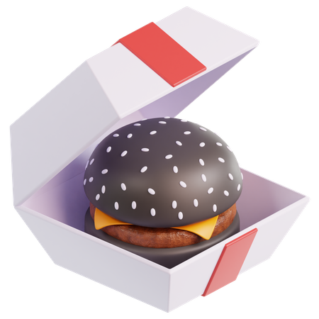 Forfait hamburger  3D Icon