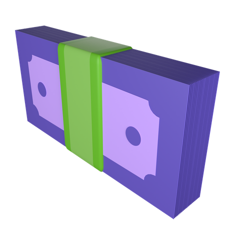 Paquet d'argent  3D Icon