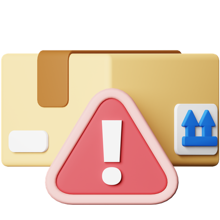 Paquet d'avertissement  3D Icon