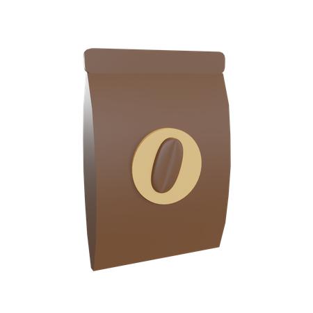 Paquet de café  3D Icon