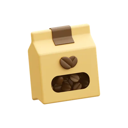 Paquet de café  3D Icon