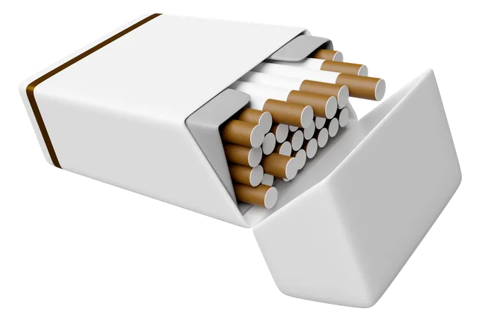 Paquet de cigarettes  3D Icon