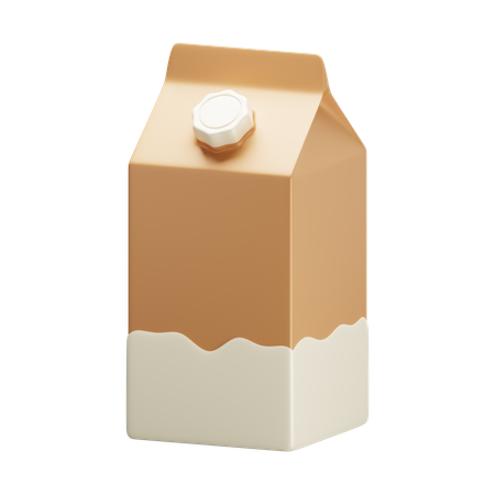 Paquet de lait  3D Icon