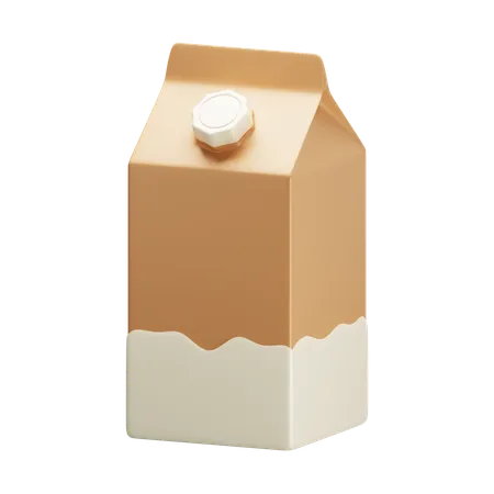 Paquet de lait  3D Icon