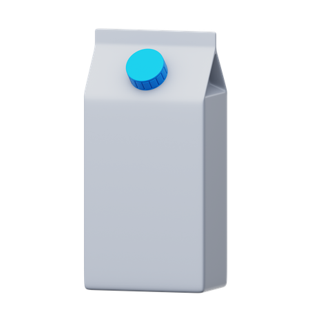 Paquet de lait  3D Icon