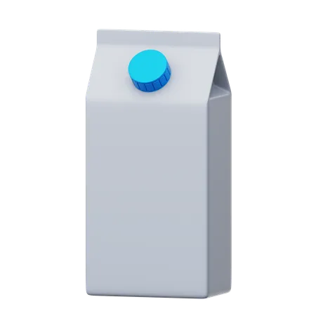 Paquet de lait  3D Icon