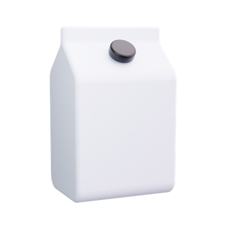 Paquet de lait  3D Icon