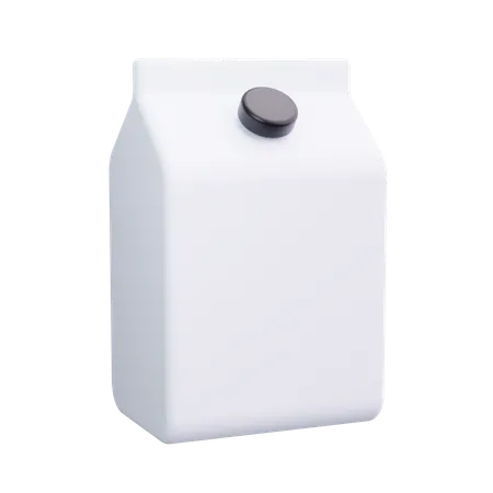 Paquet de lait  3D Icon