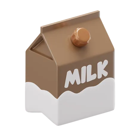 Paquet de lait  3D Icon