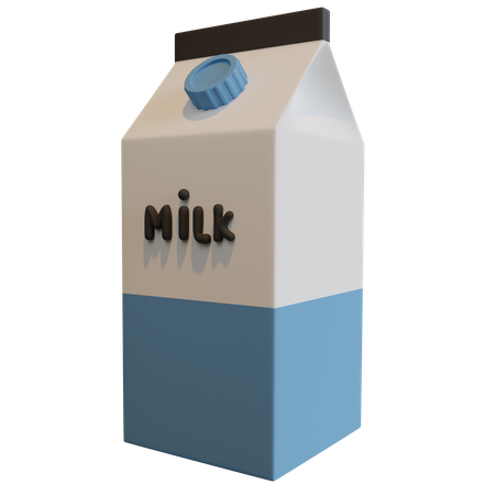 Paquet de lait  3D Icon