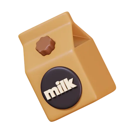 Paquet de lait  3D Icon