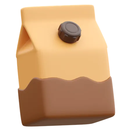 Paquet de lait  3D Icon