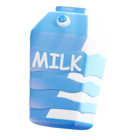 Paquet de lait  3D Icon