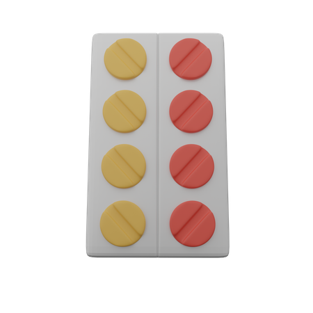 Paquet de médicaments  3D Icon