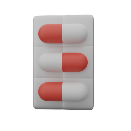 Paquet de médicaments  3D Icon