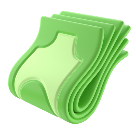 Paquet de notes  3D Icon