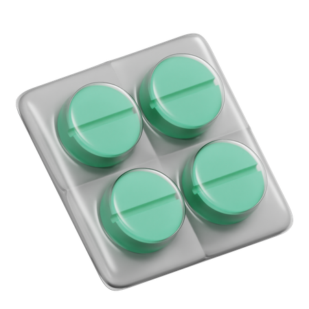 Paquet de pilules  3D Icon