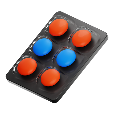 Paquet de pilules  3D Icon