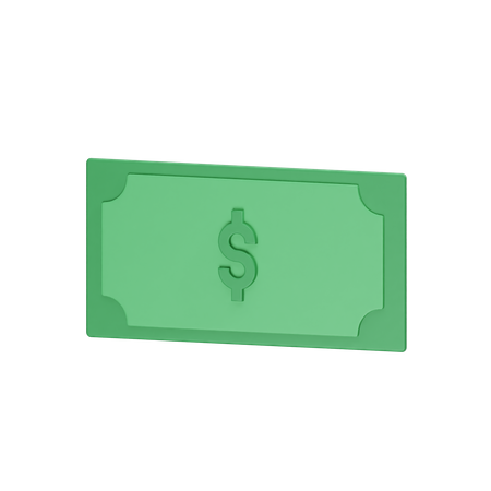 Paquet de dollars  3D Illustration