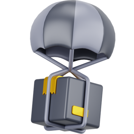 Paquet parachute  3D Icon