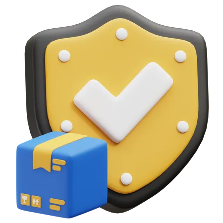 Protection des colis  3D Icon