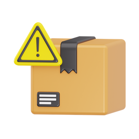 Advertencia del paquete  3D Icon