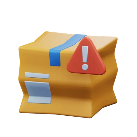 Advertencia del paquete  3D Icon