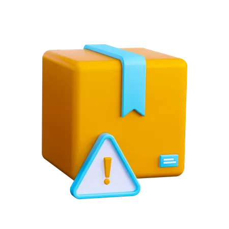 Alerta de paquete  3D Icon