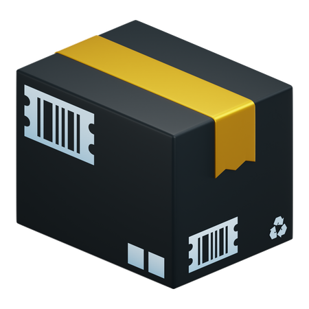 Caja del paquete  3D Icon