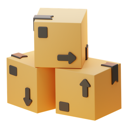 Paquete de caja  3D Icon