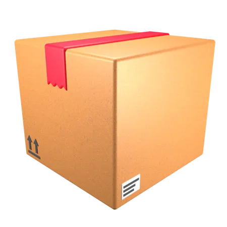 Caja del paquete  3D Icon