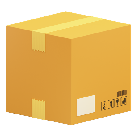 Paquete de caja  3D Illustration