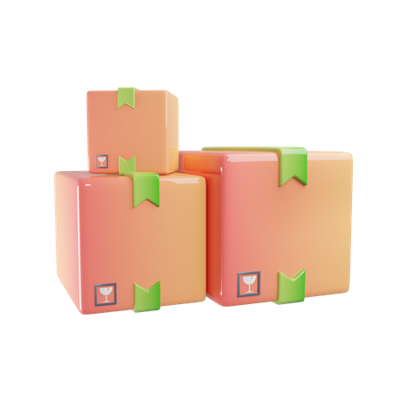 Paquete de caja  3D Icon