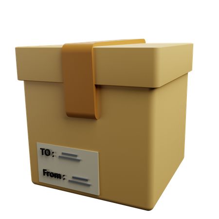 Caja del paquete  3D Icon