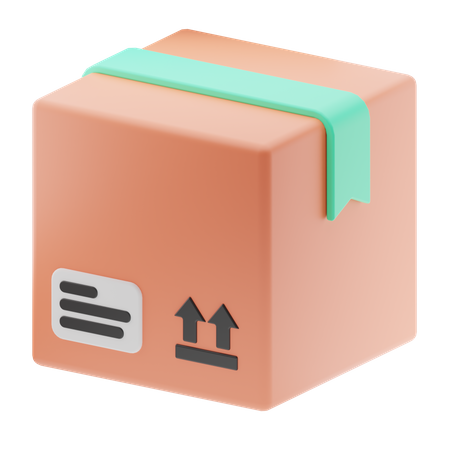 Caja del paquete  3D Icon