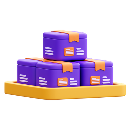 Caja del paquete  3D Icon