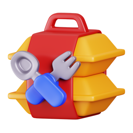 Paquete de comida  3D Icon