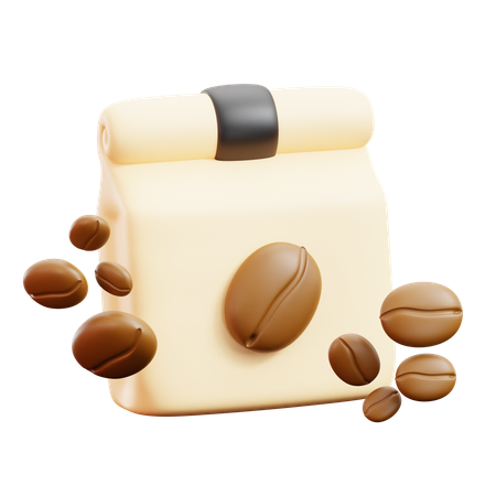 Paquete de café  3D Icon