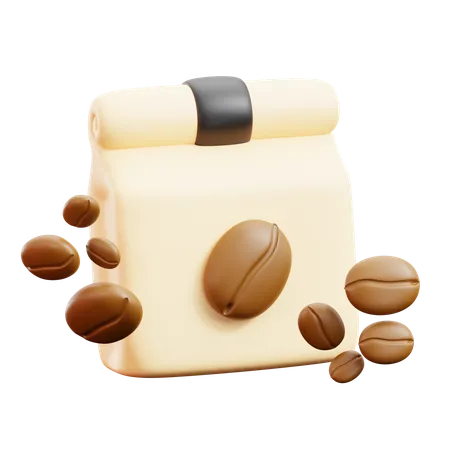 Paquete de café  3D Icon