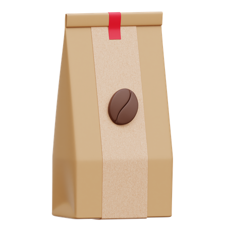 Paquete de cafe  3D Icon